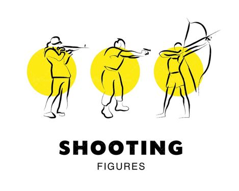 وکتور  تیراندازی    لوگو  ورزشی لوگو  تیر و کمان