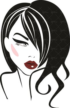 وکتور سالن آرایش وکتور مدل مو وکتور سالن زیبایی24