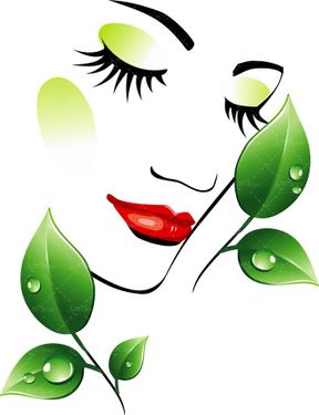 وکتور انستیتو زیبایی وکتور مدل مو وکتور میکاپ صورت17