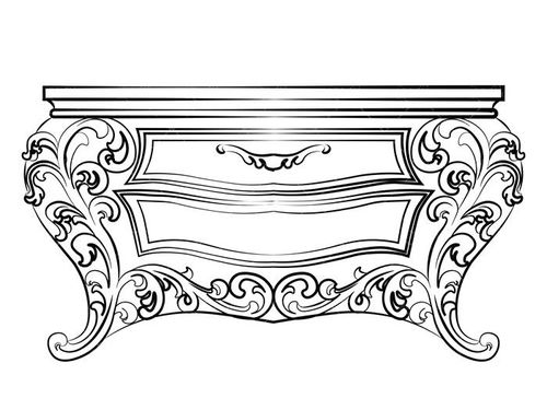 وکتور میز چوبی وکتور سرویس چوب وکتور میز سلطنتی1