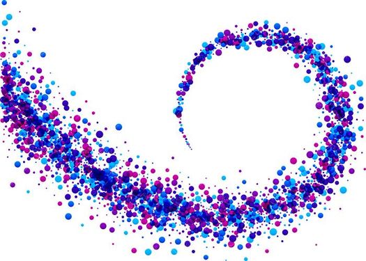 وکتور جوهر وکتور موج گرافیکی وکتور حاله نور رنگی5