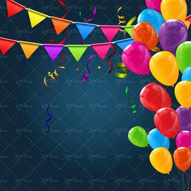 وکتور جشن تولد وکتور  وکتور بادکنک وکتور شرشره 8