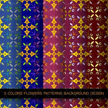 وکتور پترن وکتور بک گراند گل وکتور 1Textures