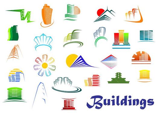 وکتور ساختمان  وکتور انواع برج   وکتور برج بنگاه املاک2