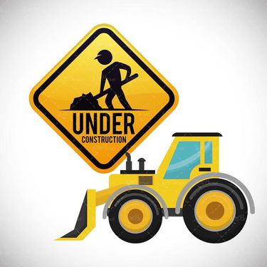 وکتور تابلوی در دست ساختمان وکتور خاک برداری