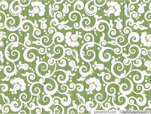 وکتور گل و بوته رنگی وکتور بک گراند گل گرافیکی5