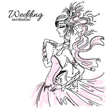 وکتور لباس عروس وکتور لباس نامزدی وکتور مزون عروس