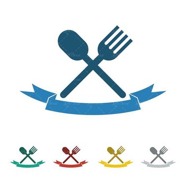 وکتور قاشق وکتور چنگال وکتور ظروف آشپزخانه2