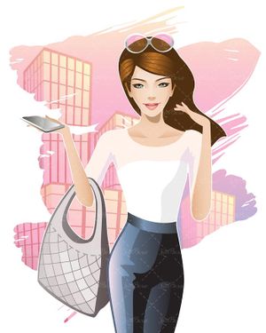 وکتورموی زن وکتور چهره زن وکتور سالن