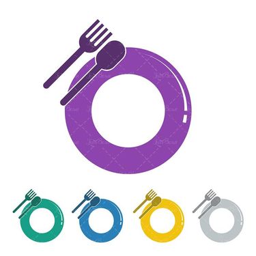 وکتور قاشق وکتور چنگال وکتور ظروف آشپزخانه4