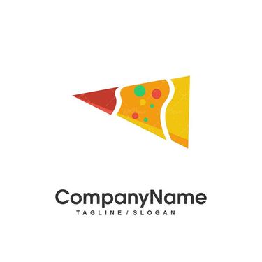 وکتور تیکه پیتزا وکتور فست فود وکتور کلاه شادی