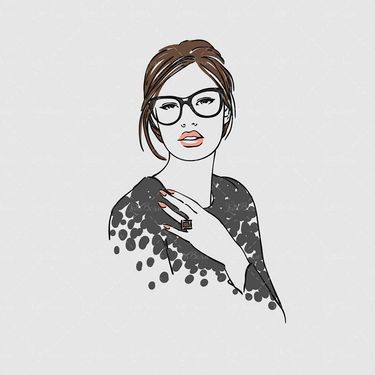 وکتور  وکتور سالن آرایش و زیبایی وکتور چهره دختر 55