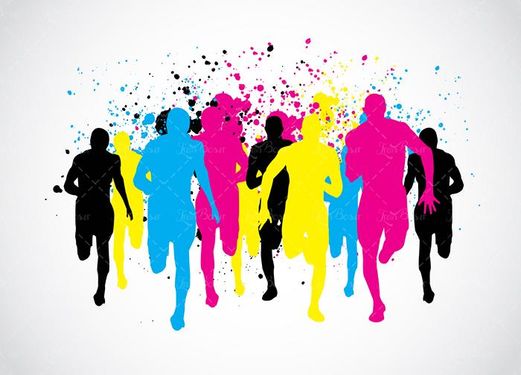 وکتور چاپ و تبلیغات وکتور رنگ های چاپ