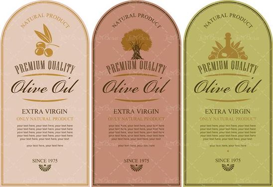 وکتور روغن زیتون وکتور درخت زیتون وکتور شیشه روغن