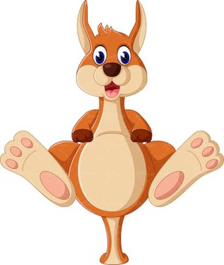 وکتور کانگرو وکتور باغ وحش وکتور حیوان جنگل