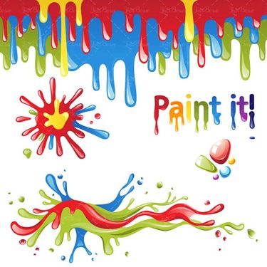 وکتور چاپ تبلیغات وکتور رنگ های چاپ وکتور جوهر