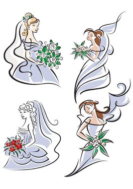 وکتور  مزون عروس وکتور لباس عروس وکتور لباس نامزدی12