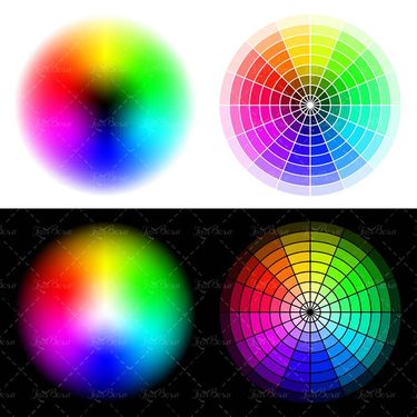 وکتور  چاپ و تبلیغات وکتور رنگ های چاپ1