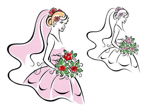 وکتور لباس عروس وکتور لباس نامزدی وکتور مزون33