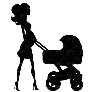 وکتور کالسکه بچه وکتور سیسمونی وکتور زن باردار
