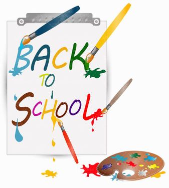 وکتور تخته رنگ نقاشی وکتور کاغذ سفید نقاشی