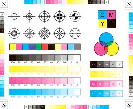وکتور رنگ های اصلی چاپ وکتور SMYK وکتور گرافیک