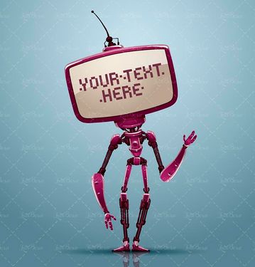 وکتور ربات وکتور آدم آهنی وکتور علم رباتیک2