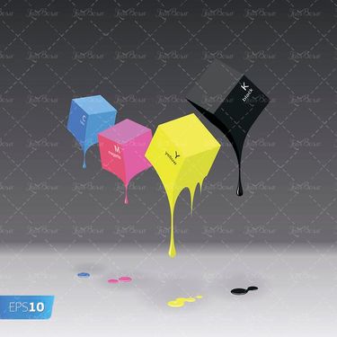وکتور جوهر وکتور گرافیک وکتور CMYK وکتور رنگ