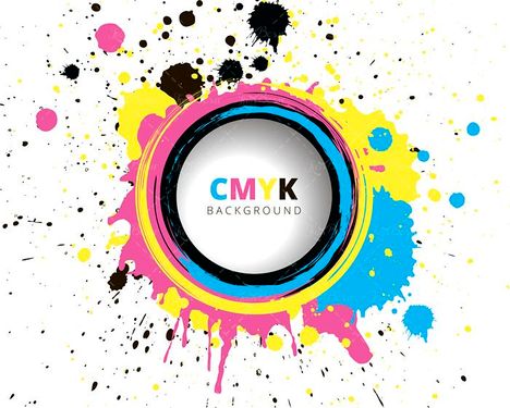 وکتور چهار رنگ اصلی چاپ وکتور CMYK وکتور گرافیک1