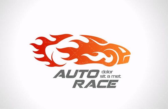 وکتور ماشین وکتور خودرو وکتور شعله آتش