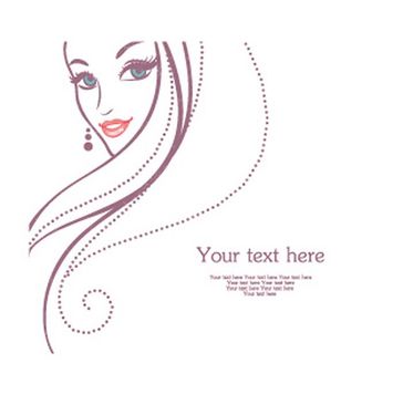 وکتور  مدل مو وکتور سالن آرایش وکتور سالن زیبایی 9