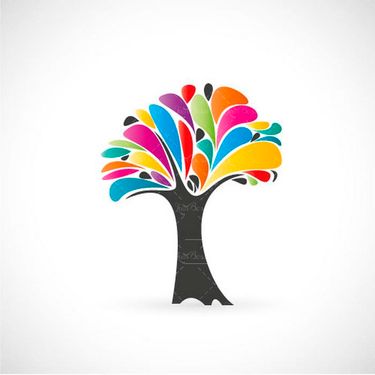 وکتور درخت گرافیکی وکتور درخت وکتور گرافیک 4