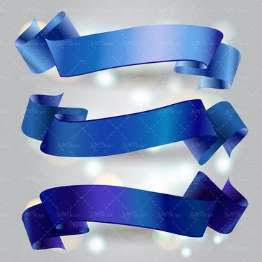 وکتور روبان آبی  وکتور ربان وکتور لیبل وکتور برچسب 8