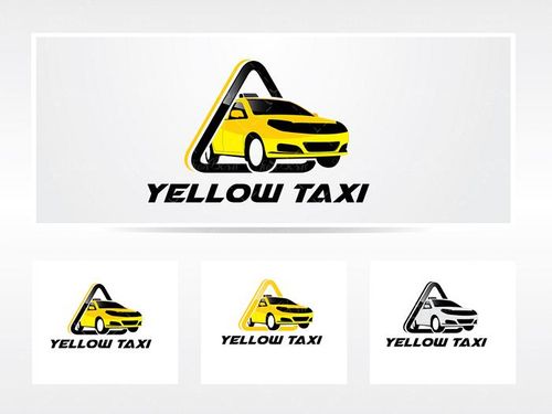 وکتور تاکسی زرد وکتور تاکسی خطی وکتور آژانس