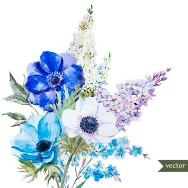 وکتور گل رنگی وکتور گل گرافیکی وکتور گلفروشی3