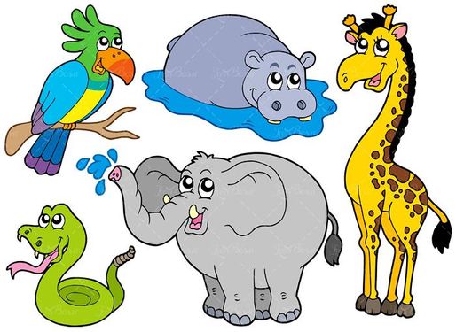وکتور نقاشی کودکانه وکتور نقاشی حیوانات 18