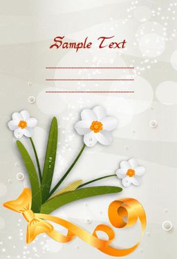 وکتور دسته گل  وکتور روبان  وکتور شکوفه وکتور  پاپیون