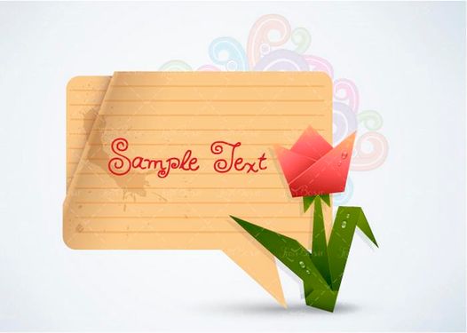 وکتور  شاخه گل وکتور گل وکتور لیبل وکتور برچسب