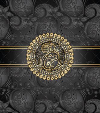 وکتور بک گراند گل وکتور گل و بوته وکتور قاب دایره ای