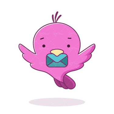 وکتور پرنده نامه بر وکتور کبوتر نامه رسان وکتور گنجشک