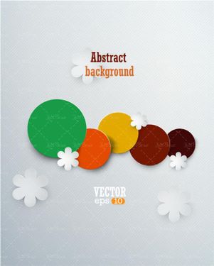 وکتور  بک گراند وکتور گل وکتور شکوفه وکتور دایره رنگی 1