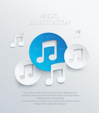 وکتور  آیکن موزیک وکتور آیکن فایل موسیقی