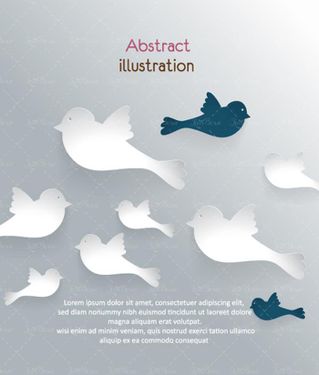 وکتور  پرنده وکتور کبوتر وکتور گنجشک 11