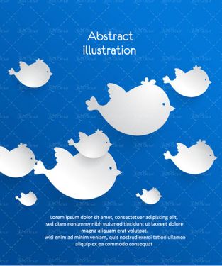 وکتور  پرنده وکتور کبوتر وکتور گنجشک 12