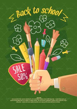 وکتور نوشت افزار وکتور لوازم التحریر وکتور آموزش19