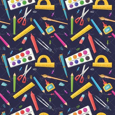 وکتور نوشت افزار وکتور لوازم التحریر وکتور وکتور مداد رنگی5