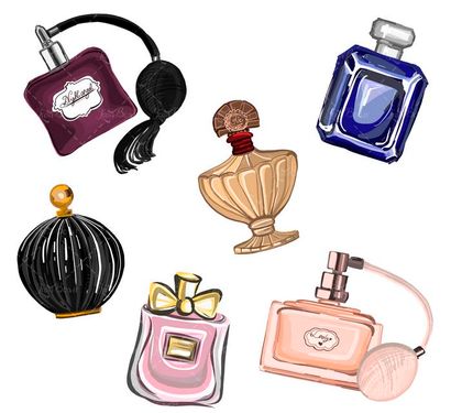 وکتور لوازم آرایشی وکتور عطر وکتور ادکلن وکتور عطر فروشی