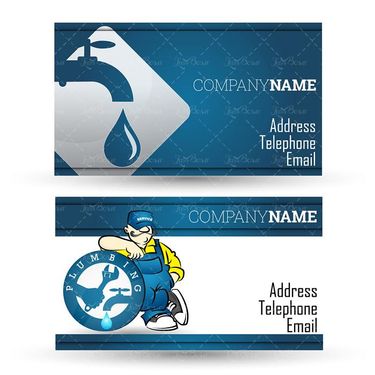 وکتور کارت ویزیت لوله کشی آب وکتور کارت ویزیت تعمیرکار