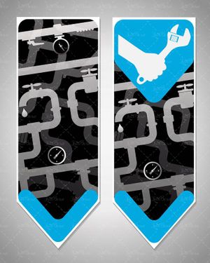 وکتور تاسیسات ساختمان وکتور لوله کشی ساختمان 1