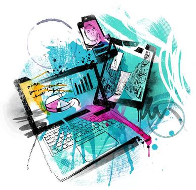 وکتور  لپ تاپ وکتور تبلت وکتور گوشی هوشمند